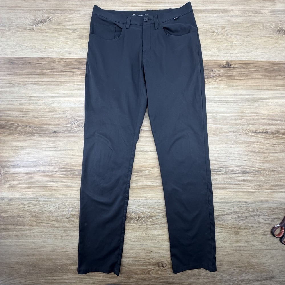 Travis Mathew Open To Close 2.0 Performance Golf Pants Black Men's Size 30 x 31